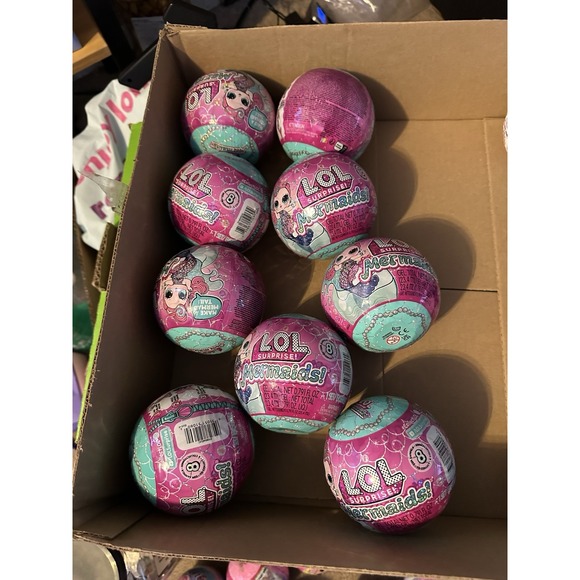 LOL Surprise Mermaids Slime Capsules Lot of 9 Sealed MGA Toys